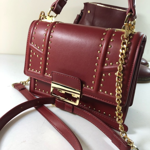 Women vegan leather structured bag NWOT - Picture 5 of 6